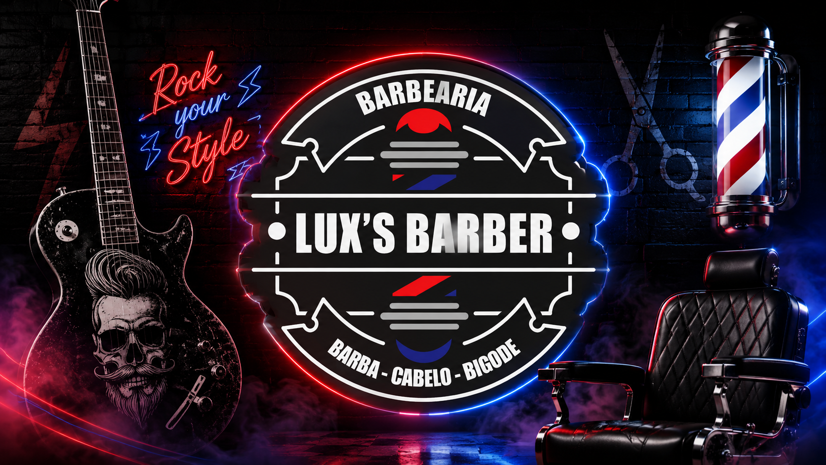 Bem-vindo ao novo site da LUX'S BARBER — novidade da LUX'S BARBER